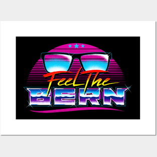 Bernie Sanders Feel the Bern Posters and Art